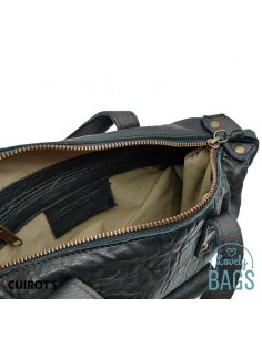 Bolsa Tote preta de mão Cuirots - Austrália 2