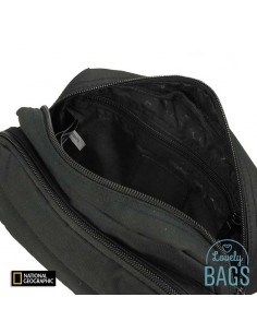 Bolsa de cintura preta com 2 compartimentos - National Geographic - Pro 2