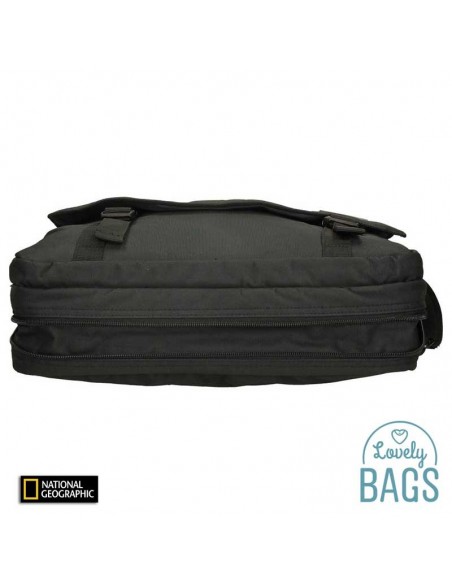 Portadocumentos negre amb doble comp. National Geographic - Pro