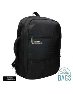 Mochila de computador preta ecológica National Geographic - Transform