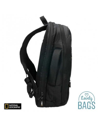 Mochila de computador preta ecológica National Geographic - Transform