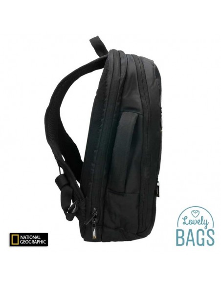 Mochila de computador preta ecológica National Geographic - Transform