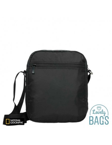 Mala tiracolo preta grande ecológica da National Geographic - Transform