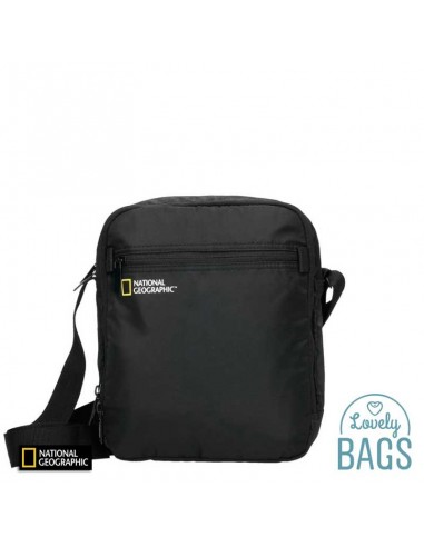 Mala tiracolo preta grande ecológica da National Geographic - Transform