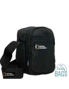 Bandolera negra petita amb RFID National Geographic - Transform