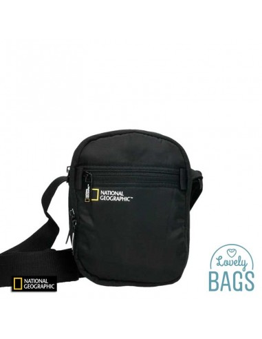 Tiracolo pequena preta com RFID National Geographic - Transform