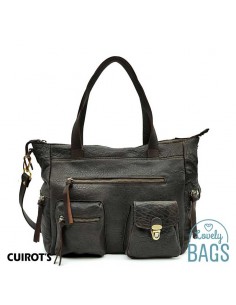 Bolso shopper de Piel marrón con dos asas Cuirots - Australia