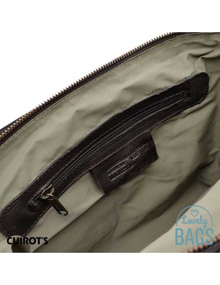 Bolso shopper de Piel marrón con dos asas Cuirots - Australia