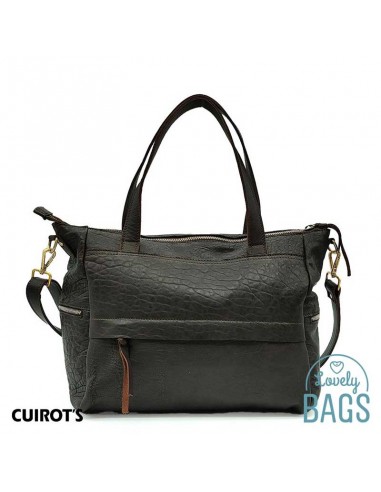 Mala Shopper de couro castanha com duas pegas Cuirots - Austrália