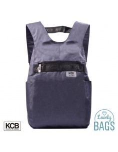 Mochila antirrobo urbana en lona azul - KCB