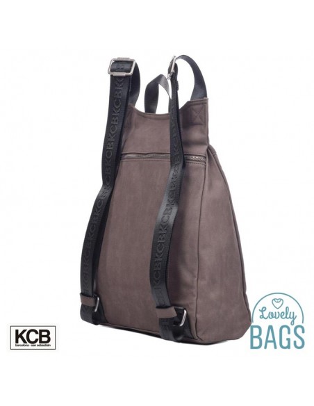 Mochila anti-roubo taupe KCB - Slant