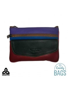 Moneder multicolor Lugupell Rosa