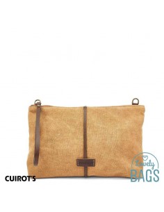 Clutch Bandolera ecològica color cuir Cuirots - Canvas