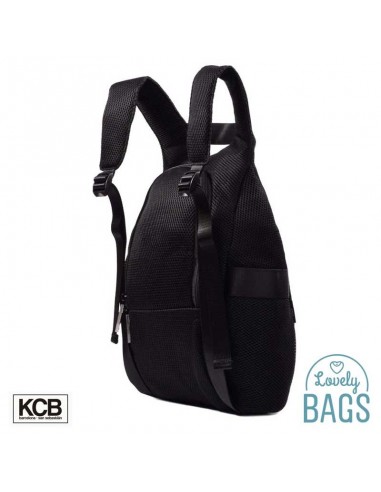 Mochila antirrobo negra super leve KCB - 3D