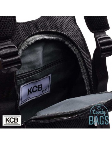 Mochila antirrobo negra super light KCB - 3D