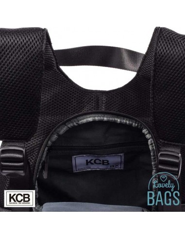 Mochila antirrobo negra super light KCB - 3D