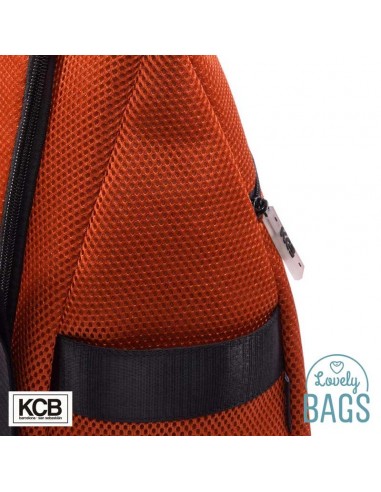 Mochila antirrobo naranja super light KCB - 3D
