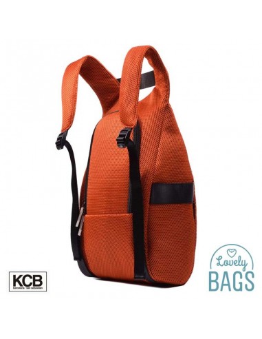 Mochila antirrobo naranja super light KCB - 3D