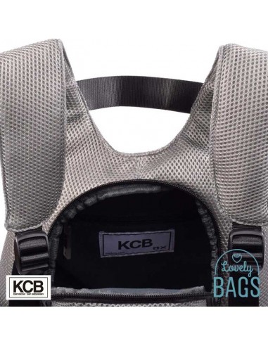 Mochila antirrobo gris super light KCB - 3D