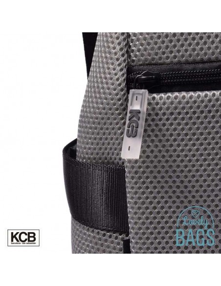 Mochila antirrobo gris super light KCB - 3D