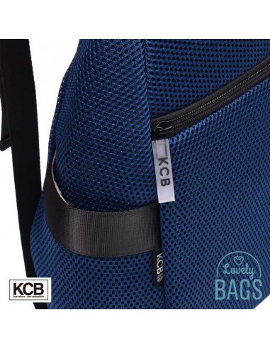 Mochila antirrobo azul jeans super light KCB - 3D