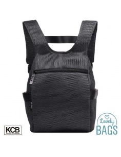 Mochila anti-roubo cinzenta super leve KCB - 3D