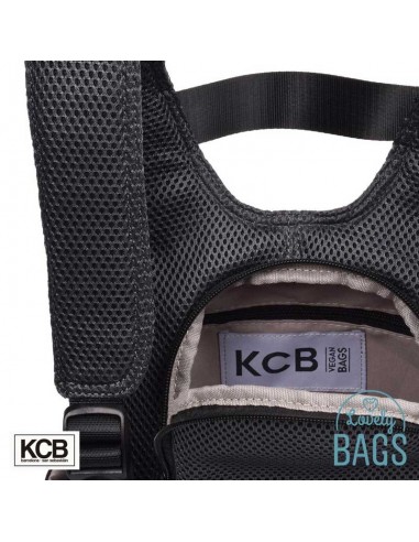Mochila antirrobo gris humo super light KCB - 3D