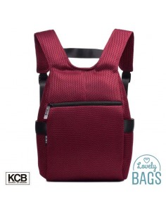 Mochila anti-roubo vinho super leve KCB - 3D