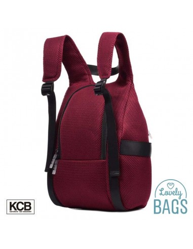 Mochila anti-roubo vinho super leve KCB - 3D