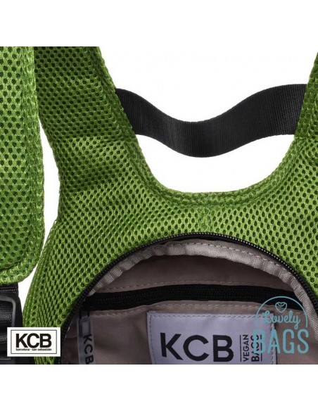 Motxilla antirobatori verda poma super lleugera KCB - 3D