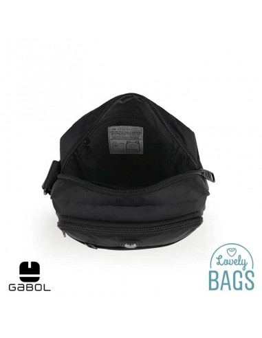 Bandolera ecològica negra bàsica Gabol - Kendo Eco