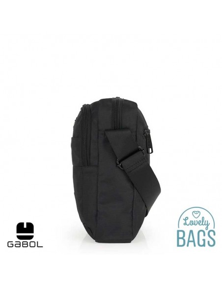 Bandolera ecològica negra bàsica Gabol - Kendo Eco