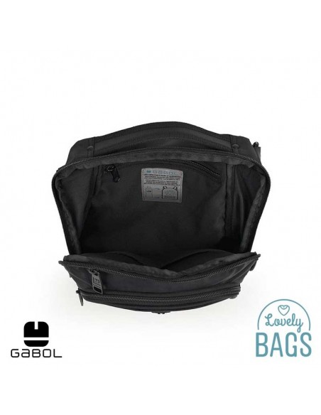 Bandolera gran ecològica negra Gabol - Kendo Eco