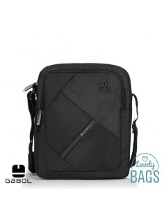 Bandolera negra ecológica Gabol - Twist Eco