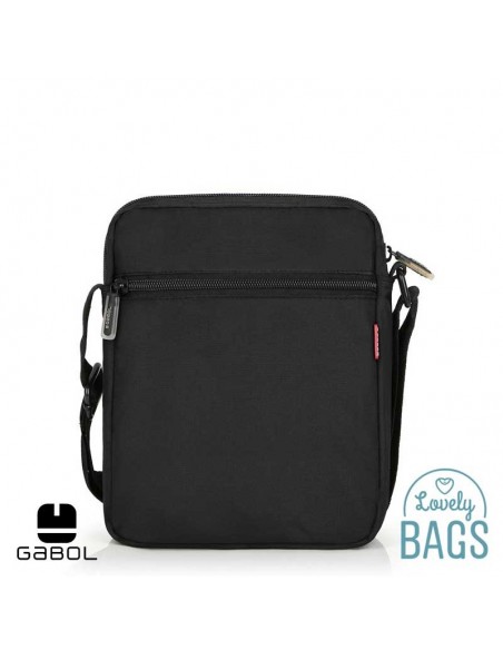 Bandolera negra ecológica Gabol - Twist Eco