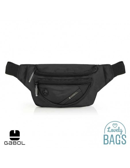 Riñonera negra ecológica Gabol - Twist Eco