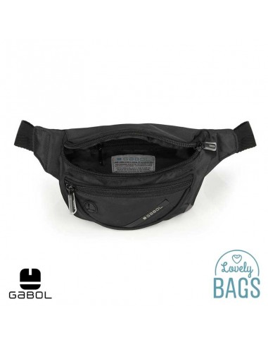 Bolsa de cintura preta ecológico Gabol - Twist Eco