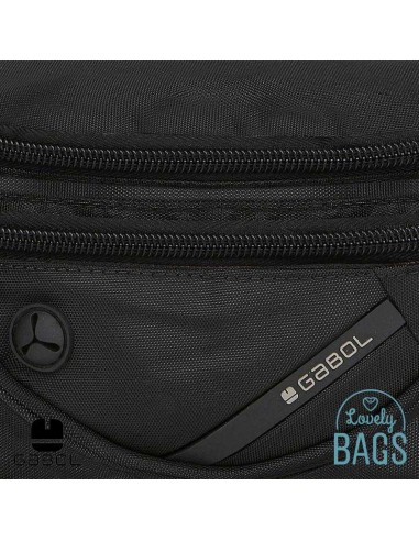 Bolsa de cintura preta ecológico Gabol - Twist Eco