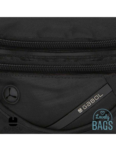 Bolsa de cintura preta ecológico Gabol - Twist Eco