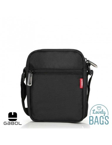 Mala tiracolo preta pequena Gabol - Twist Eco