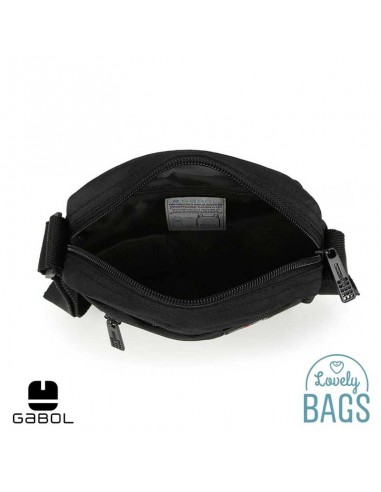 Bandolera negra ecológica Gabol - Crony Eco