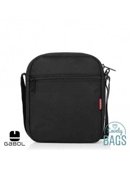 Bandolera negra ecológica Gabol - Crony Eco