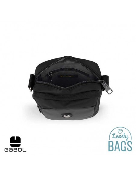 Bolsa a tiracolo impermeável com compartimento duplo Gabol - Saturno