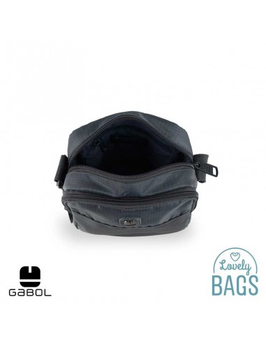 Bandolera gris doble compartiment Gabol - Exit