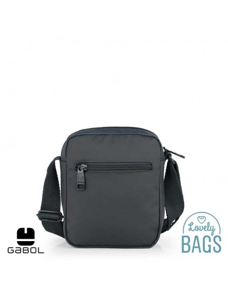 Bandolera gris doble compartiment Gabol - Exit