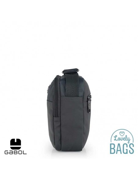 Bandolera gris doble compartiment Gabol - Exit