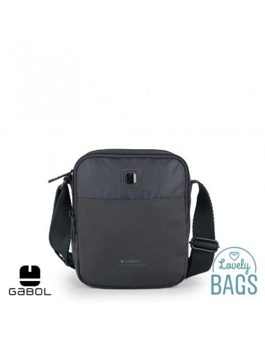 Bandolera gris doble compartiment Gabol - Exit
