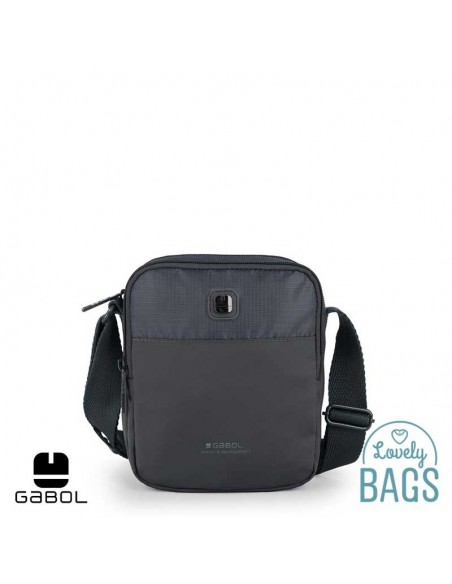 Bandolera gris doble compartimento Gabol - Exit