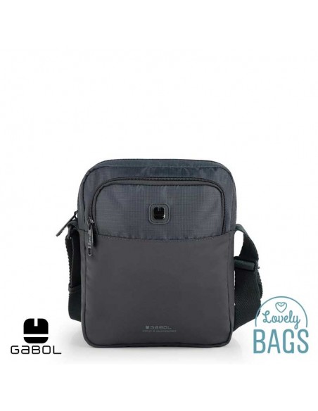 Bandolera impermeable gris Gabol - Exit