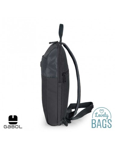 Motxilla creuada gris impermeable Gabol - Exit